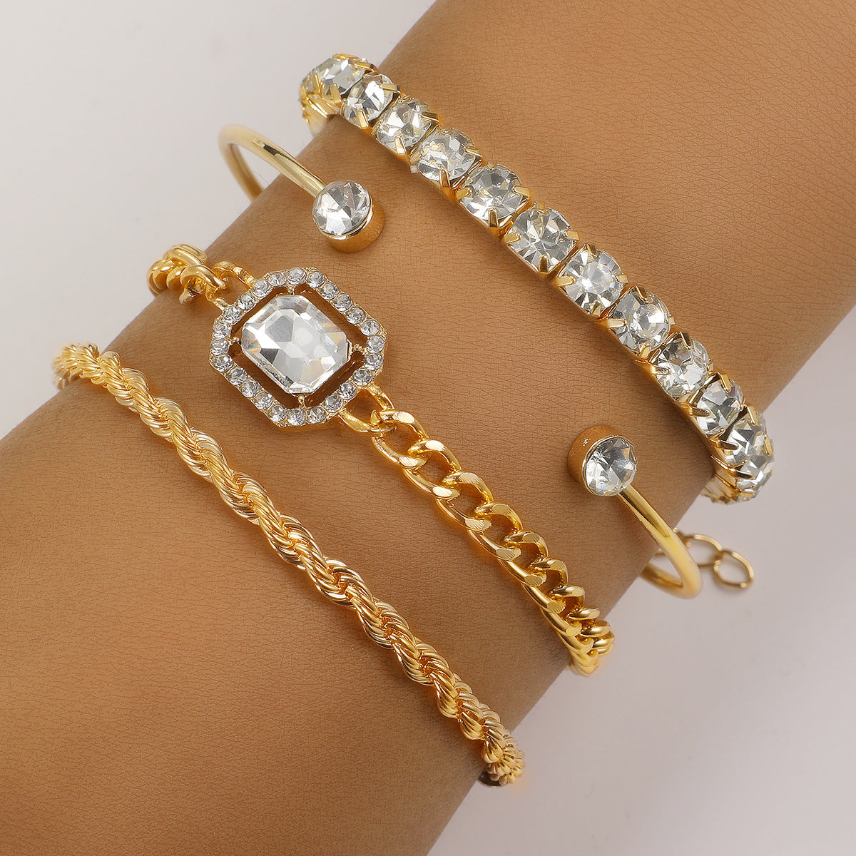 Crystal Bracelet Set